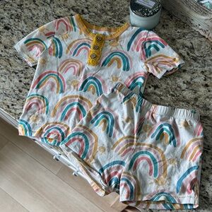 Mud Pie Rainbow Print Pajamas